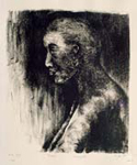 Title: Man, Medium: Lithograph, Size: 11in x 12in, Year: 1980