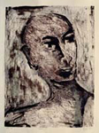 Title: Head-ii, Medium: Lithograph, Size: 11in x 15in, Year: 1981